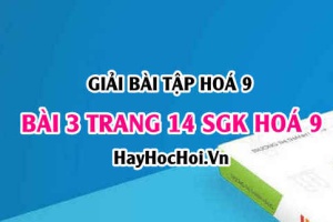 Giải bài 3 trang 14 SGK Hoá 9: Tính chất hoá học của Axit